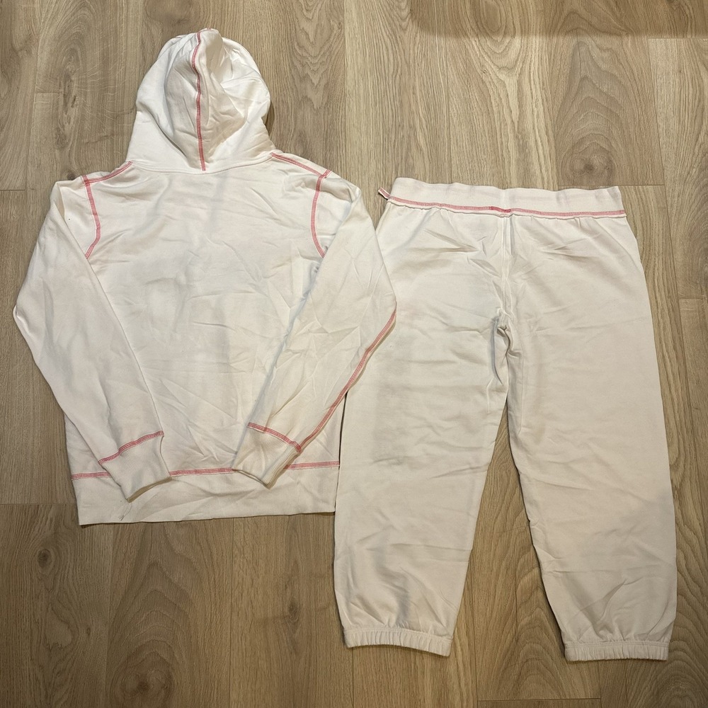 Disney Parks Princess Youth Sweatsuit  - White Sweatpants Sz M Sweatshirt Sz L - Picture 8 of 8